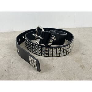 Punk Studded Belt for Women Rock Threads Goth Stud Pyramid Gothic Clothing 41in